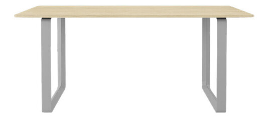 Muuto 70/70 spisebord 170 x 85 cm Solid oak-Grey
