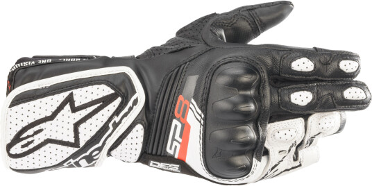 Alpinestars Stella SP-8 V3 Ladies Motorsykkel Hansker S Svart Hvit Alpinestars Stella SP-8 V3 Ladies Motorsykkel Hansker S Svart Hvit