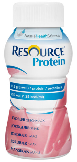 Resource Protein, fullverdig proteinrik næringdrikk, Jordbær 4x200 ml Resource Protein, fullverdig proteinrik næringdrikk, Jordbær 4x200 ml