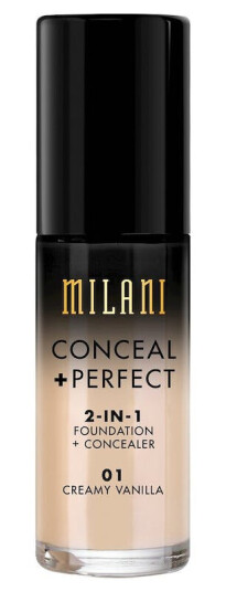 Milani Conceal + Perfect 2-in-1 Foundation og Concealer 30 ml - 01 Creamy Vanilla