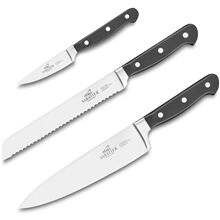 Lion Sabatier Knivsett Pluton 3 deler 1 set Sort Lion Sabatier Knivsett Pluton 3 deler 1 set Sort