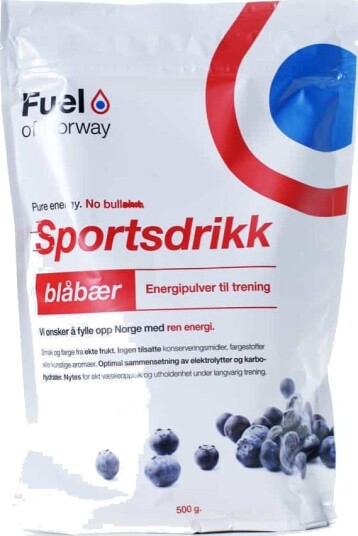 Fuel Of Norway Sportsdrikke Blåbær 0,5kg Fuel Of Norway Sportsdrikke Blåbær 0,5kg