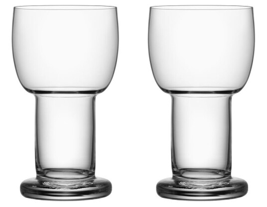 Kosta Boda Picnic glass 32cl 2-stk. Klar