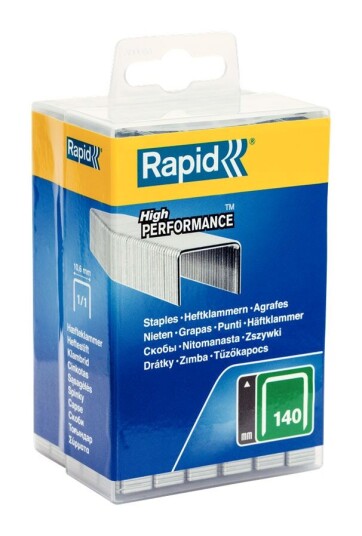 Rapid No. 140 Galvaniserte Stifter 8 mm - Pakke med 5000 Stk Rapid No. 140 Galvaniserte Stifter 8 mm - Pakke med 5000 Stk