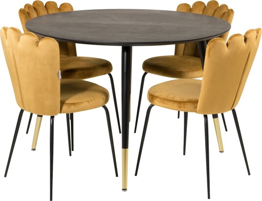 Furniture/Fashion Spisegruppe furniture/fashion Disa med 4 Limhamn Light Stoler GR19238