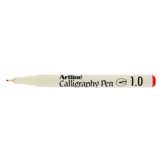 Artline 241 Kalligrafipenn 1,0mm Rød