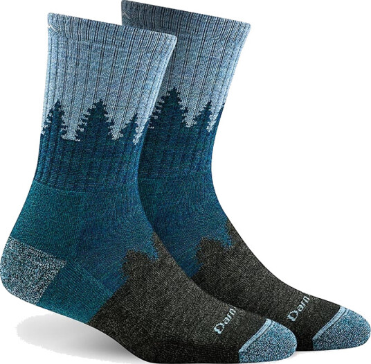Darn Tough Women's Treeline Micro Crew Cushion M , Blue