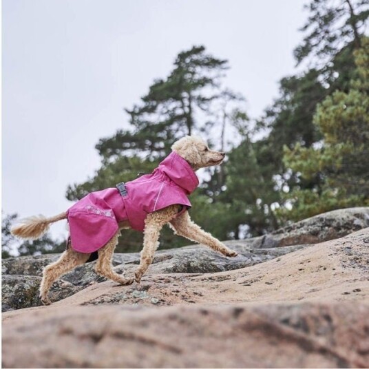 Hurtta Monsoon Ii Eco Regnjakke Til Hund Rosa 23 