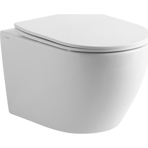 Lavabo Studio Vegghengt Toalett 545x360 mm, m/sete, Rimless, Hvit Lavabo Studio Vegghengt Toalett 545x360 mm, m/sete, Rimless, Hvit
