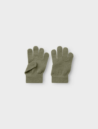 Lil"Atelier Nmnnanson Knit Gloves1 Lil - Khaki green - 3 Lil"Atelier Nmnnanson Knit Gloves1 Lil - Khaki green - 3