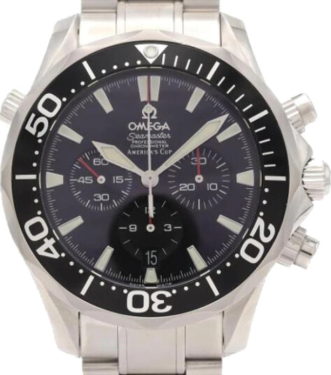 Omega Vintage Herre Svart