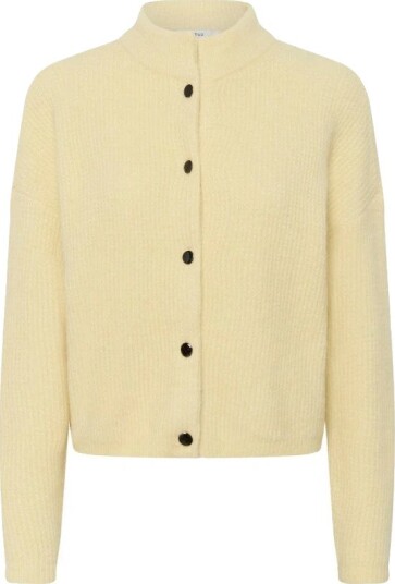 Gestuz Alphagz Short Cardigan Yellow S Gestuz Alphagz Short Cardigan Yellow S