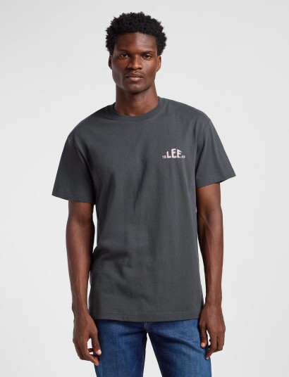 Lee Jeans Regular Logo Tee Black XL