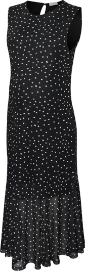 Mamalicious Mlsara Sl Jrs Midi Dress   Black   XL