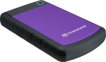 Transcend StoreJet 25H3 Ekstern 1TB Harddisk 2.5" USB 3.2 Lilla Transcend StoreJet 25H3 Ekstern 1TB Harddisk 2.5" USB 3.2 Lilla