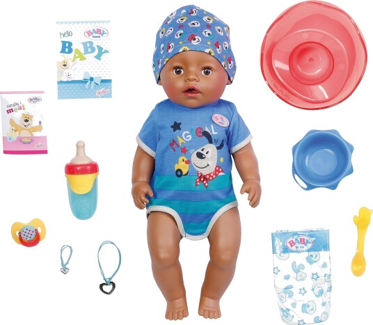 Baby Born Magisk Guttedukke med brune øyne 43 cm