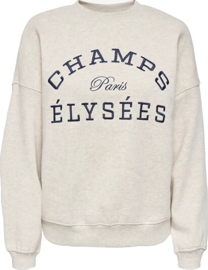JDY Jdymesa L/S O Nk Emb Sweat Jrs Noos OATMEAL M JDY Jdymesa L/S O Nk Emb Sweat Jrs Noos OATMEAL M
