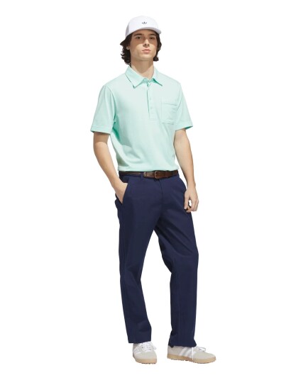 adidas Golf Originals S Pocket Polo   Green   S