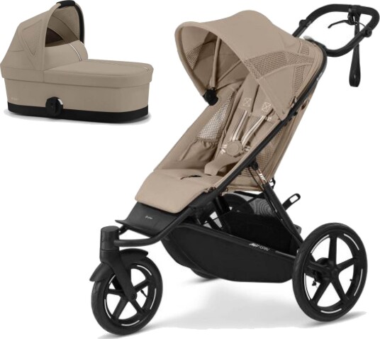 Cybex Komplett Vogn Avi Spin BLK Almond Beige