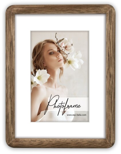ZEP Gressan BC34P Bilderamme m/Passepartout 30x40/20x30cm Tre ZEP Gressan BC34P Bilderamme m/Passepartout 30x40/20x30cm Tre