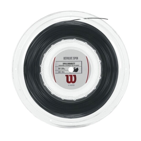 Wilson Revolve Spin Black (200 M), Tennis strenger