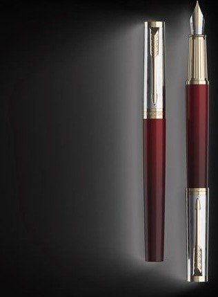 Parker Ingenuity Arnold Palmer Signature Limited Edition Red Gold Trim Fountain