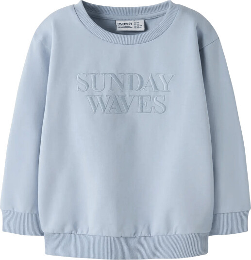 Name It Nmmhendri Ls Nreg Sweat Unb   Blue   122 128