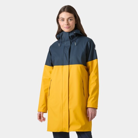 Helly Hansen Women's Moss Block Pu Raincoat Gul XL Helly Hansen Women's Moss Block Pu Raincoat Gul XL