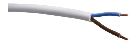 Gelia 4005100022 Kabel hvit RKK 3G1 i ring 10 m