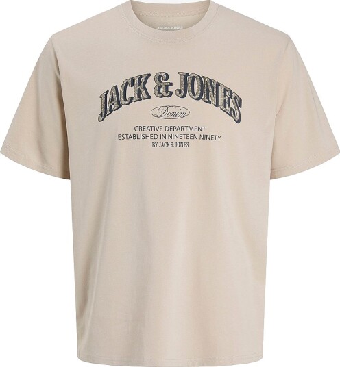 Jack & Jones Junior   T skjorte Jjedenver Logo Tee Ss O Neck Sn Jnr   Grå