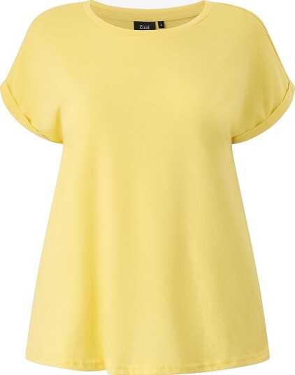 Zizzi Topp T shirts Gul