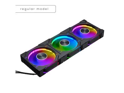 Phanteks D30 120mm DRGB Vifte 3-pakning Svart - PWM Kontrolert