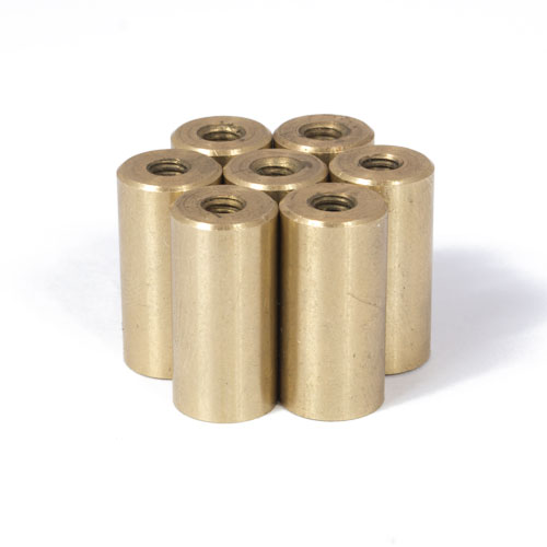 SuperMagneter Rustfri Messingbelagt Magnet Ø 10 Mm Med M4 Innvendig Gjenge   Brass Magnets