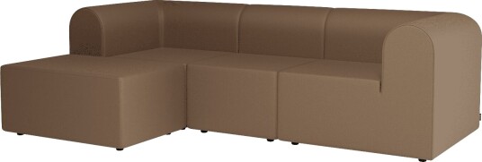 Montana Paradigm 3 seters Sofa med Puff Venstre HE0242 Hero242