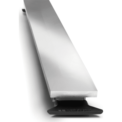 Unidrain HighLine Colour Panel rist, 800 mm, Håndpolert stål (krom)