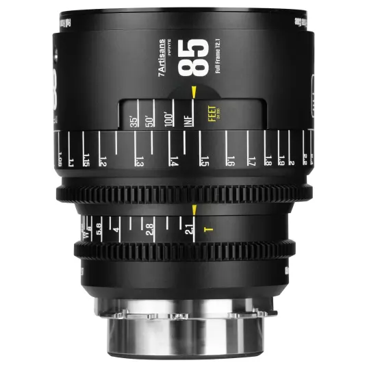 7Artisans INFINTE 85mm T2.1 Cine Lens ARRI PL Black