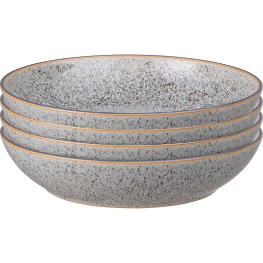 Denby Studio Grey Pastaskål 22 cm 4 Pack Denby Studio Grey Pastaskål 22 cm 4 Pack