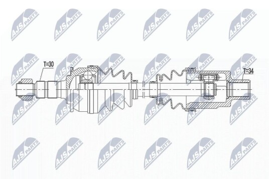 Nty Drivaksel NTY NPW PL 103