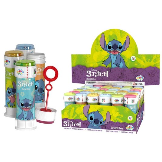Disney Stitch Såpebobler 60ml assortert Disney Stitch Såpebobler 60ml assortert