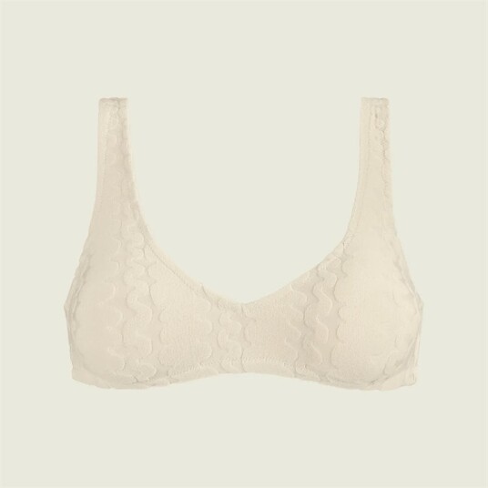 OAS Company Scribble Roccia Bikini Top - Ecru Hvit L
