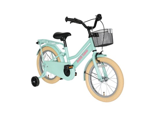 Dutch Flavor Barnesykkel 16" 4 6 År Mintgrønn Dutch Flavor Barnesykkel 16" 4 6 År Mintgrønn