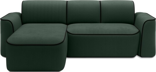 Ume 4 seter Sofa med Sjeselong Grønn Ume 4 seter Sofa med Sjeselong Grønn