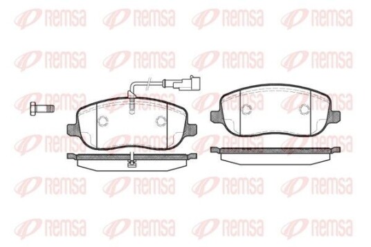 Bremseklosser REMSA 0879.31 Bremseklosser REMSA 0879.31