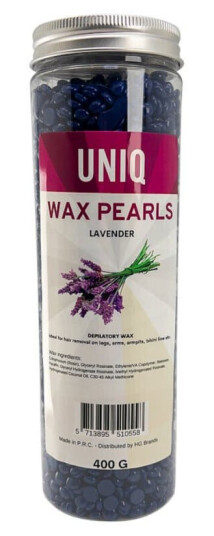 UNIQ Wax Pearls   Voksperler 400g   Lavendel