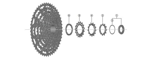 Shimano Cs-Lg600 13t Kassettdrev