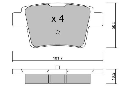 Bremseklosser AISIN BPFO 2006