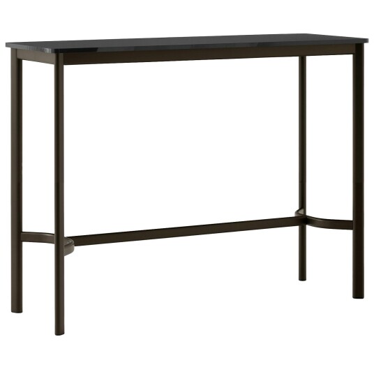&Tradition Drip HW113 Bardisk 50x140x105 cm Svart Laminat / Bronsefarget
