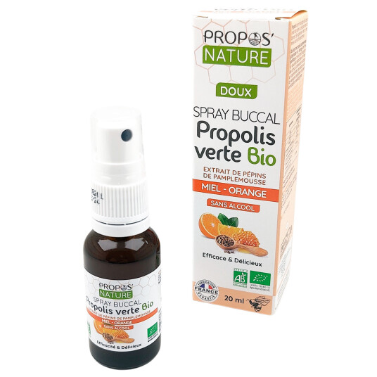 Økologisk Propolis Munnspray PROPOS NATURE Orange 20 ml