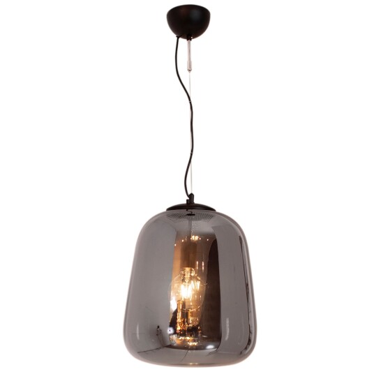 By Rydéns Leola taklampe Svart/rökgrå 33 cm Svart
