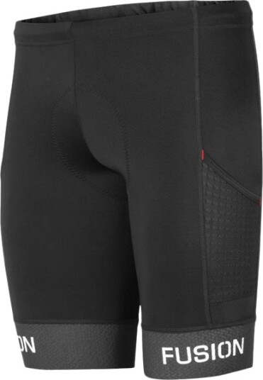 FUSION Tri Power Band PKT Løpetights Unisex Svart L